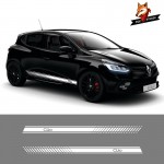 Car Sticker Car Accessories Car Sides Auto Sticker Decals Car Styling Car Graphics Vinyl Side Stripes Skirt for Renault Clio